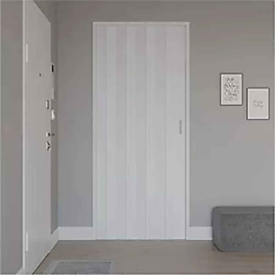 Katlanır Akordiyon Kapı Beyaz 82x203 Cm Ölçülerinde