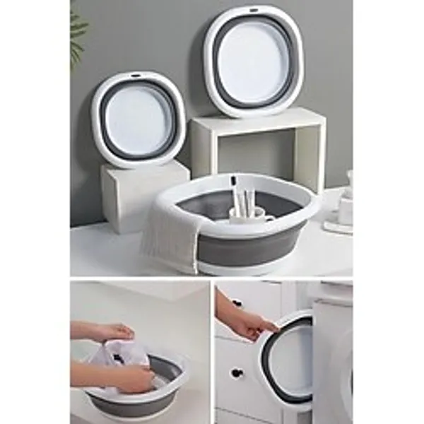 Katlanır Badya Akordiyon Leğen Seti 2,7 L - 5 L - 10 L