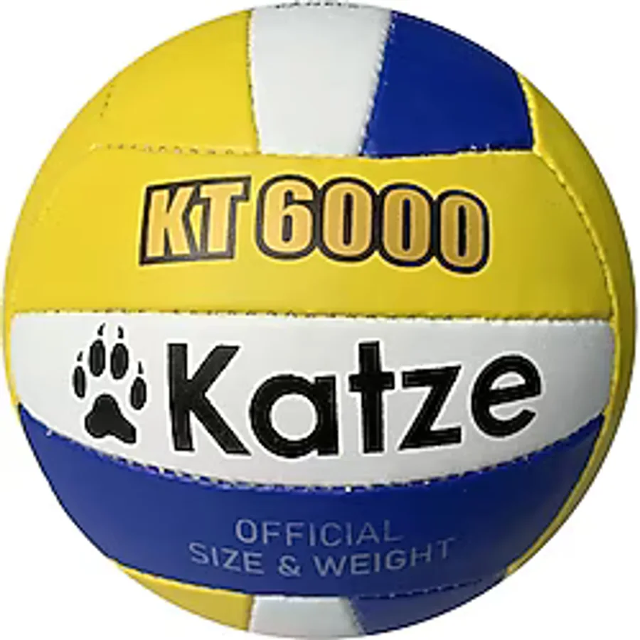 Katze Kt6000 Voleybol Topu El Dikişli Mavi Beyaz