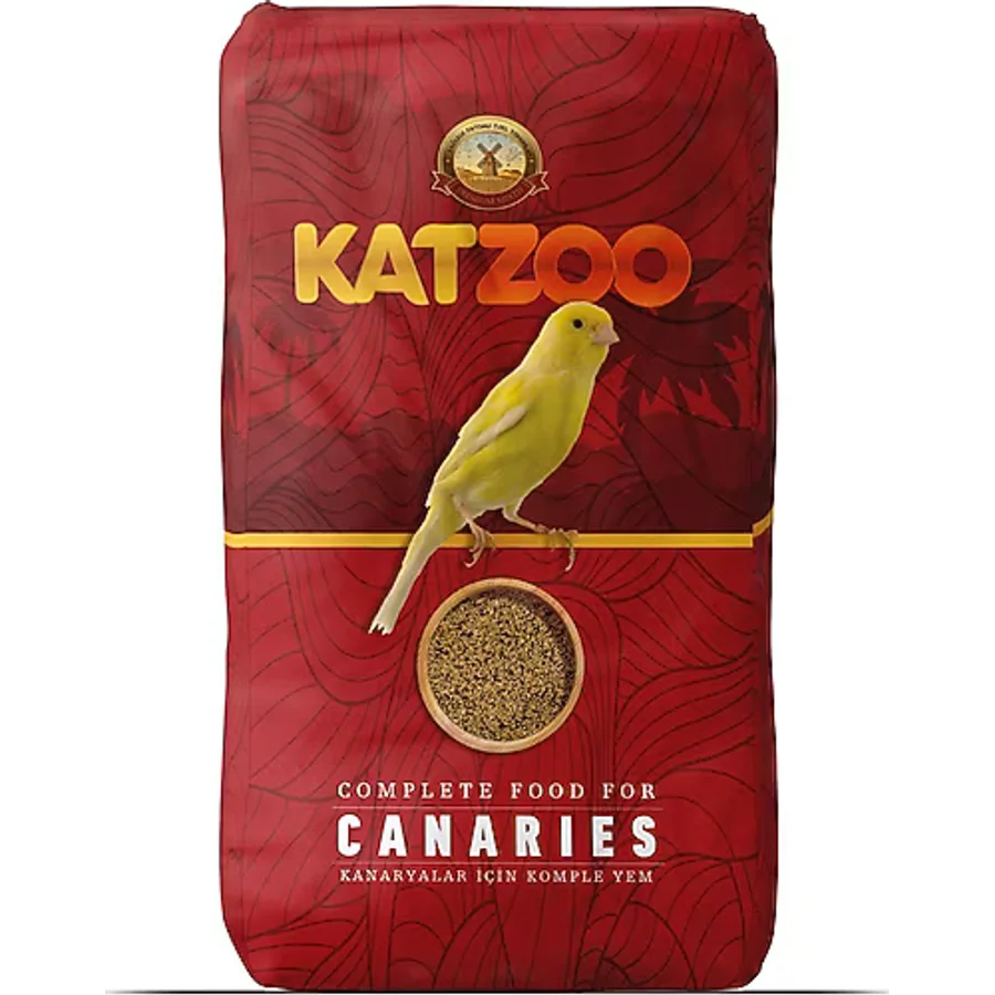 katzoo Kanarya Karışık Yemi - Renkli Ekmeksiz - 20 kg