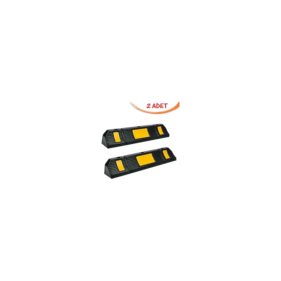 Kauçuk Otopark Araç Durdurucu Kauçuk Stoper Kauçuk Otopark Stoperi 60 cm (2 ADET)