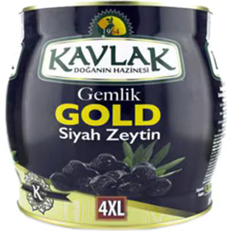 Kavlak Gold 2 kg Gemlik Siyah Zeytin