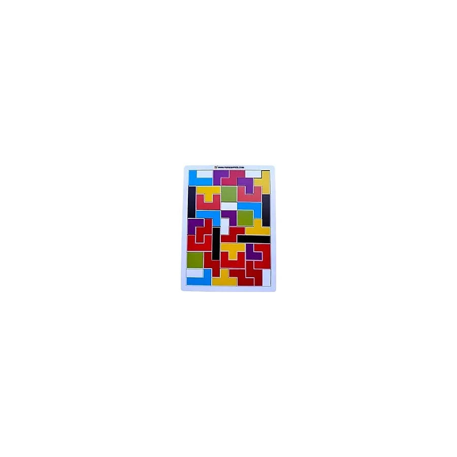 kayasan kids KAYASAN KİDS Ahşap Tetris Blok Puzzle Zeka Oyuncağı Montessori Beceri Gelişimi El Beceri Oyuncağı