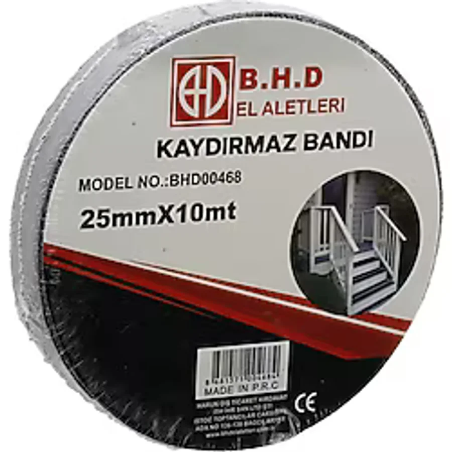Kaydırmaz Bant Siyah 25Mm X 10Mt