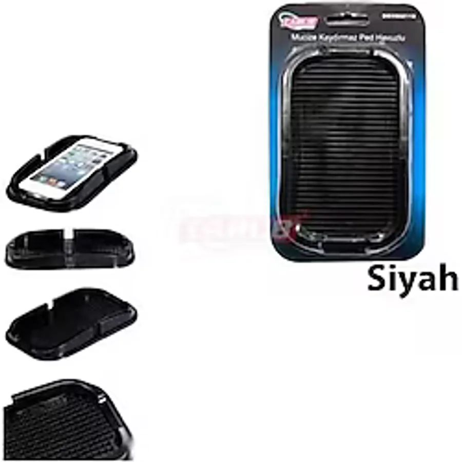 Kaydırmaz Ped Havuzlu Siyah