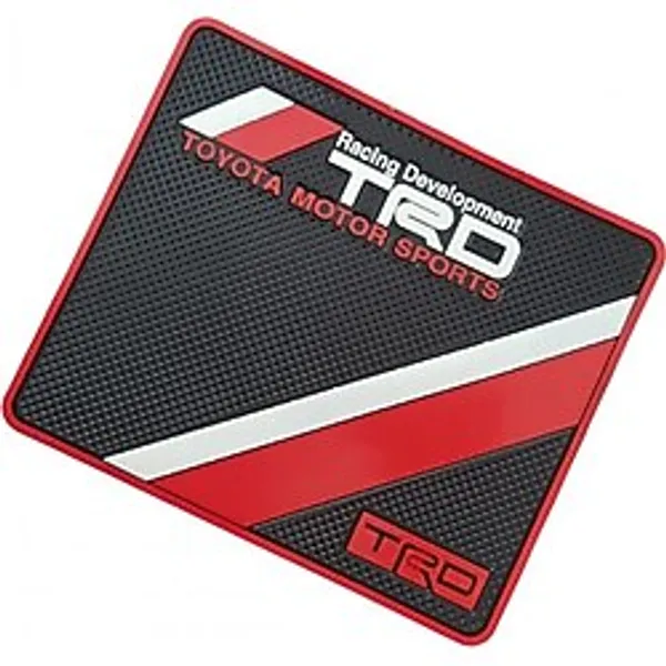 Kaydirmaz Silikonlu Ped Arac Gogus Torpido Ev Ofis Cok Amacli Trd Motor Sports Desenli 19 Cmx16,5 Cm