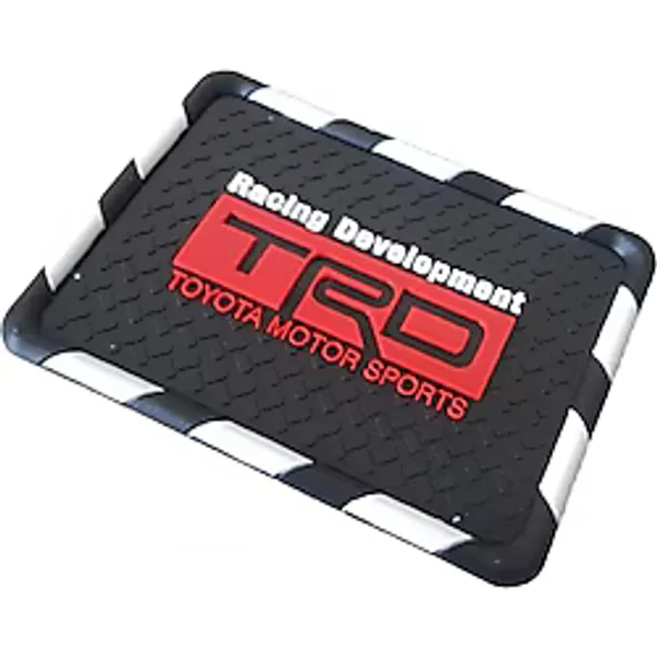 Kaydirmaz Silikonlu Ped Arac Gogus Torpido Ev Ofis Cok Amacli Trd Racing Damali Desen 18Cm X 13,5Cm