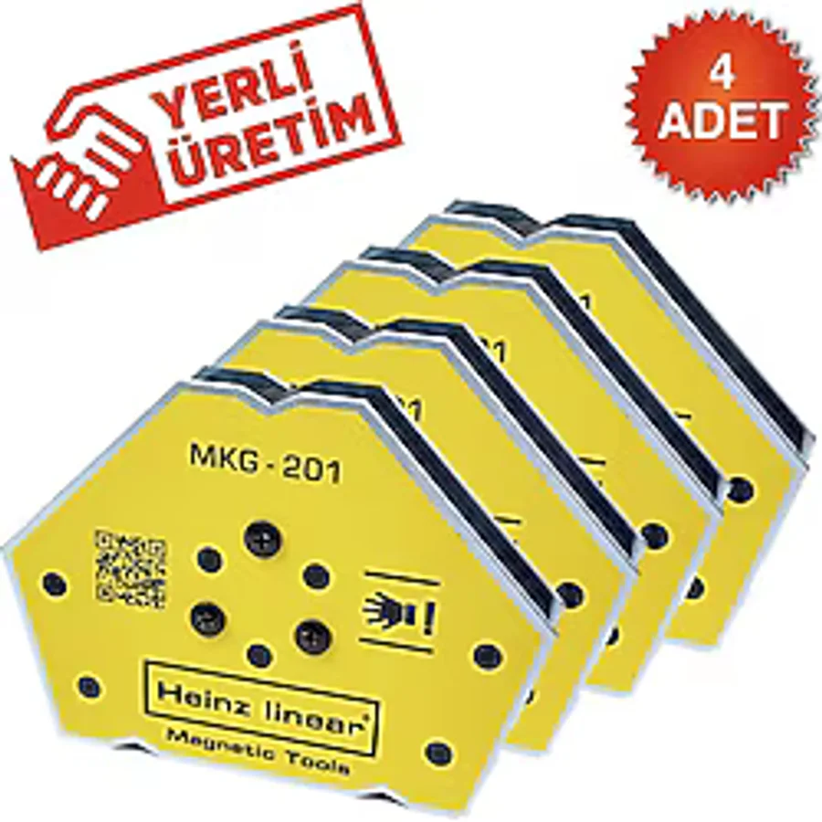 Kaynak İcin Manyetik Gonye 5+4 Acili Kaynak Tutucu