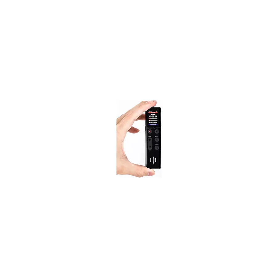 Kb 95 Led Ekranlı 64 Gb Mp3 Çalar Kesintisiz Kayıt 35 Saat,Ses Sensörlü Kingboss