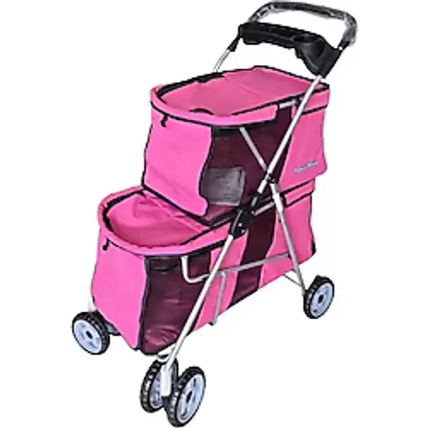 KEDİ & KÖPEK TAŞIMA ARABASI PINK