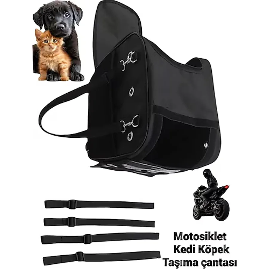 KEDİ KÖPEK TAŞIMA MOTOSİKLET ÇANTASI
