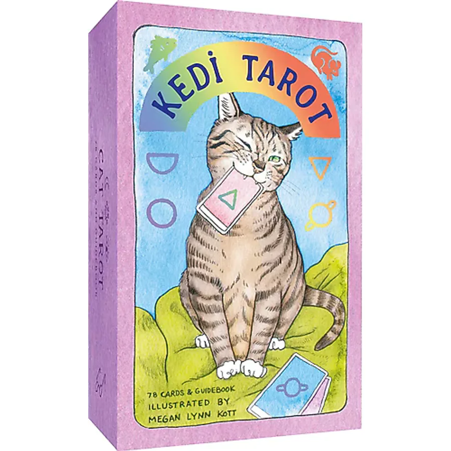 Kedi Tarot Destesi - 78 Tarot Kartı Ve Rehber Kitap Özel Kutulu Set