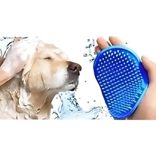 Kedi ve Köpek Yıkama Fırçası Eldiveni - Farklı Renklerde