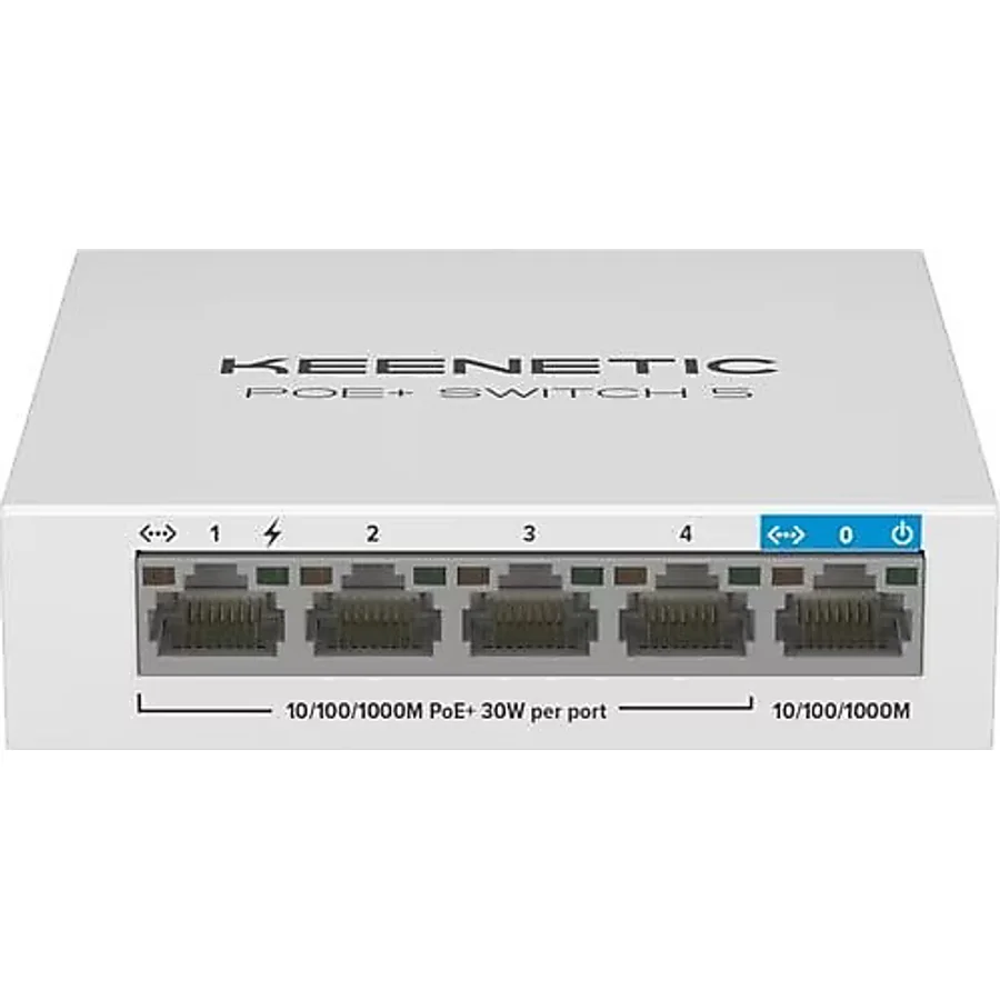 Keenetic KN-4610-01-EU 5 Port 10/100/1000 Mbps Gigabit PoE Switch