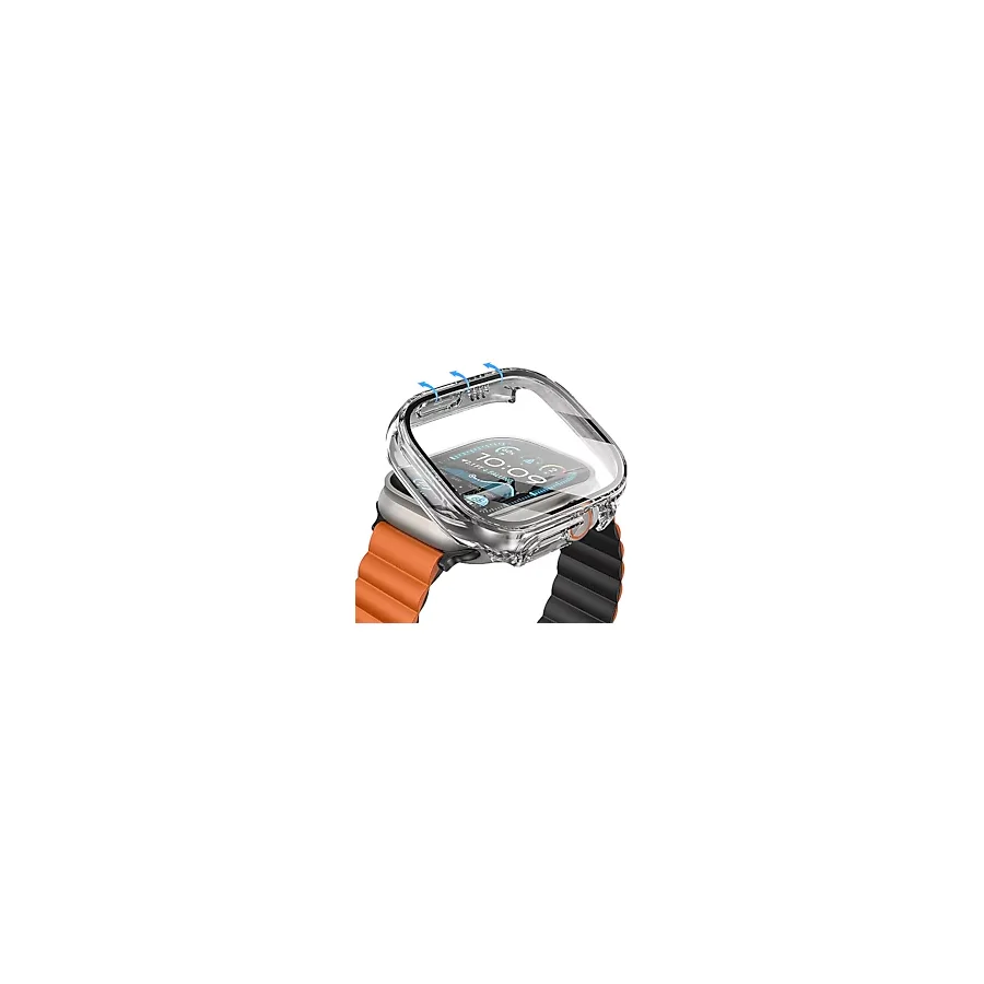 KEEPHONE Air Armor Watch 46mm Cam Akıllı Saat Ekran Kılıfı Şeffaf