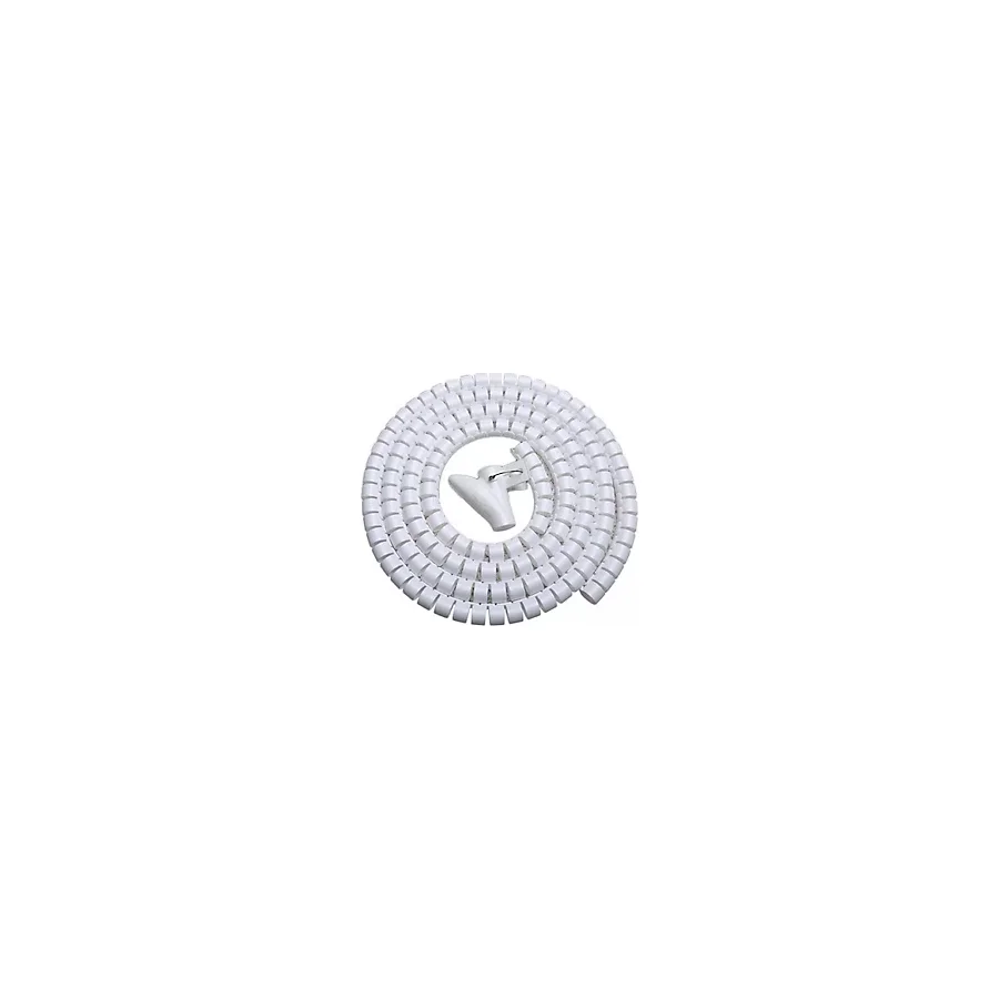 KEEPRO Beyaz Renk Spiral Kablo Toplayıcı Kablo Düzenleyici Spiral Ø 0.28mm1,5m