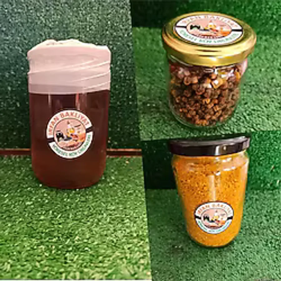 Kekik Geven Balı 850 Gr -Polen 400 Gr- Arı Ekmeği (Perga) 100 Gr
