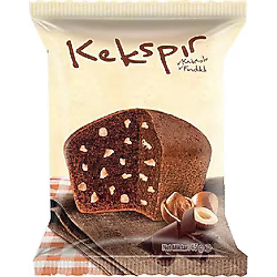 Kekspır 45 gr Kakaolu Fındıklı Kek