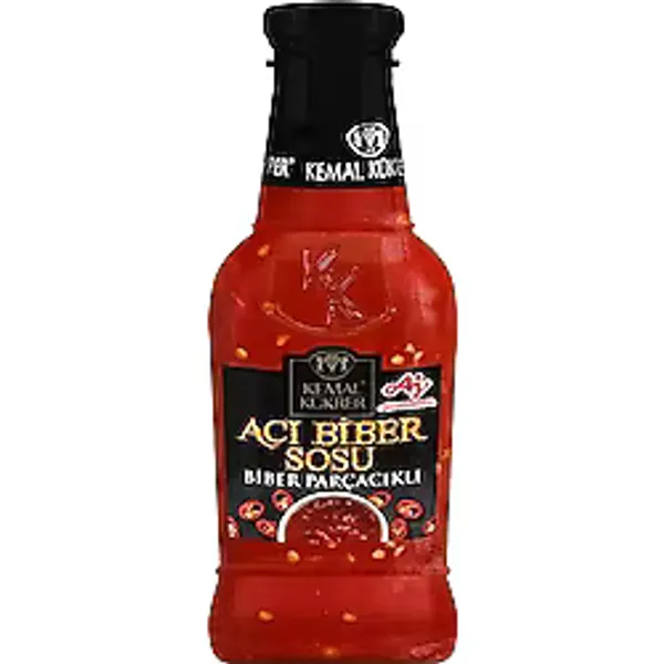 Kemal Kükrer Biber Parçacıklı Acı Biber Sosu 250ML Türkiye Menşeli Aromalı Sos - 250 ml