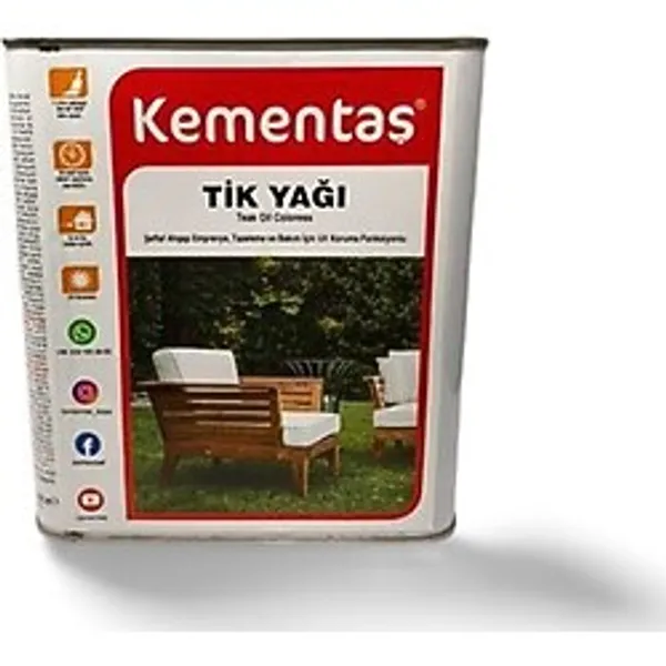 Kementaş Tik Yağı 2,5Lt