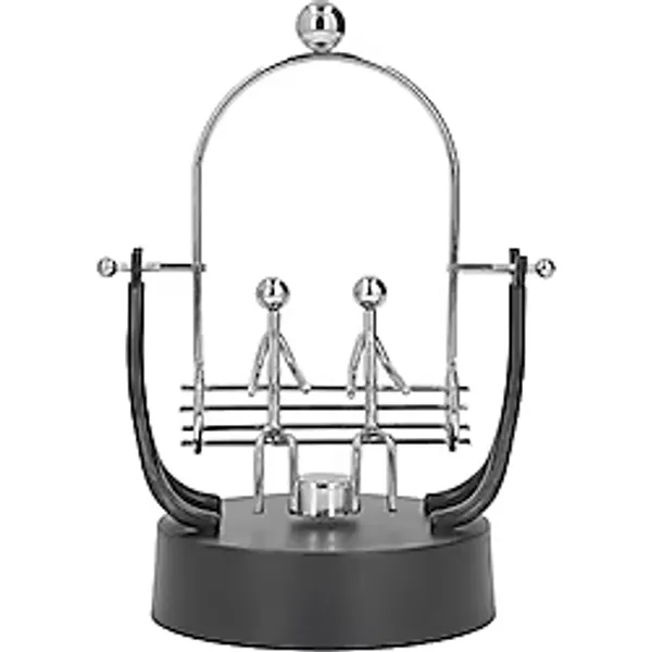 KENANLAN Denge Topları, Metal Çift Sallanan Denge Topları Sarkaç Denge Topları Oyuncaklar Eğlenceli Bilim Fiziği Öğrenme Masası Oyuncakları Stres Giderici, Ofis ve Ev Dekorasyonu için