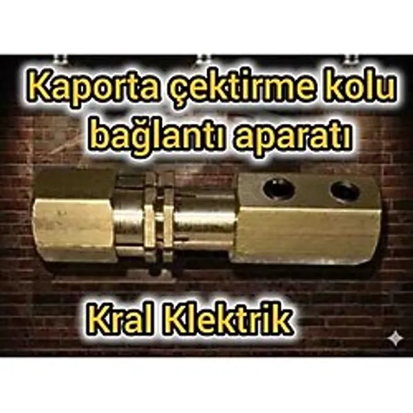 Kendi Kaporta Çektirme Makinesi Bağlantı Aparatı Madeni Sarıdır