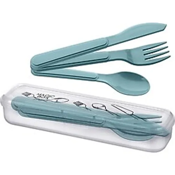 Kendiliğinden Kutulu Hijjenik Plastik Piknik Tipi Çatal Kaşık Bıçak Seti Go53/02126