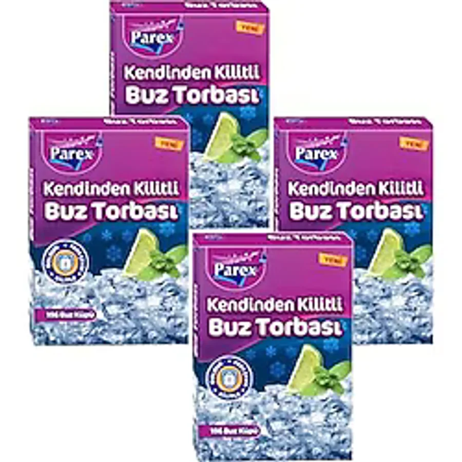 Kendinden Kilitli Buz Torbası 196 Buz adeti x 4 Adet