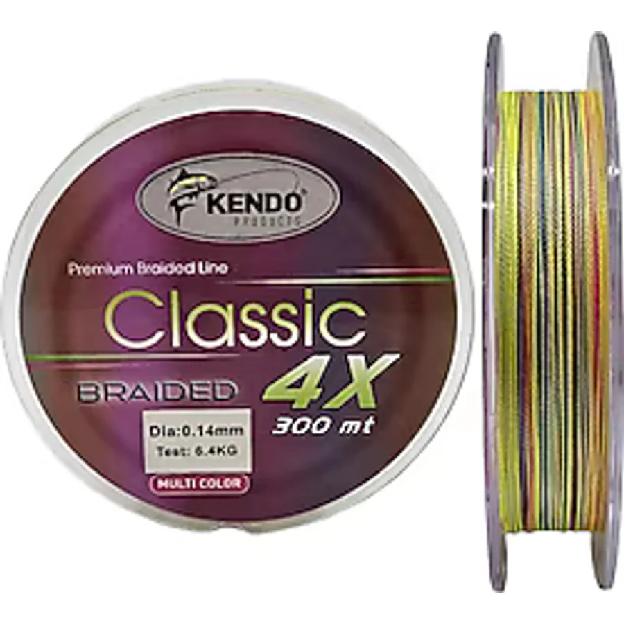 Kendo Classic 4X 300 m 0.20 mm 9.9 kg Multicolor İp Misina