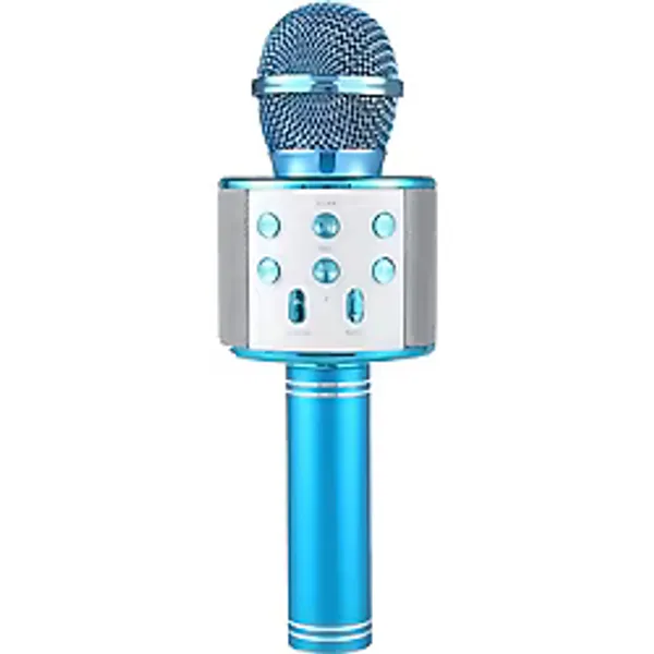 Kenko Karaoke Mikrofon Mavi Renk Bluetooth Hoparlör Hafıza Kartı Usb Aux Giriş Destekli Hadi Söyle Efsane