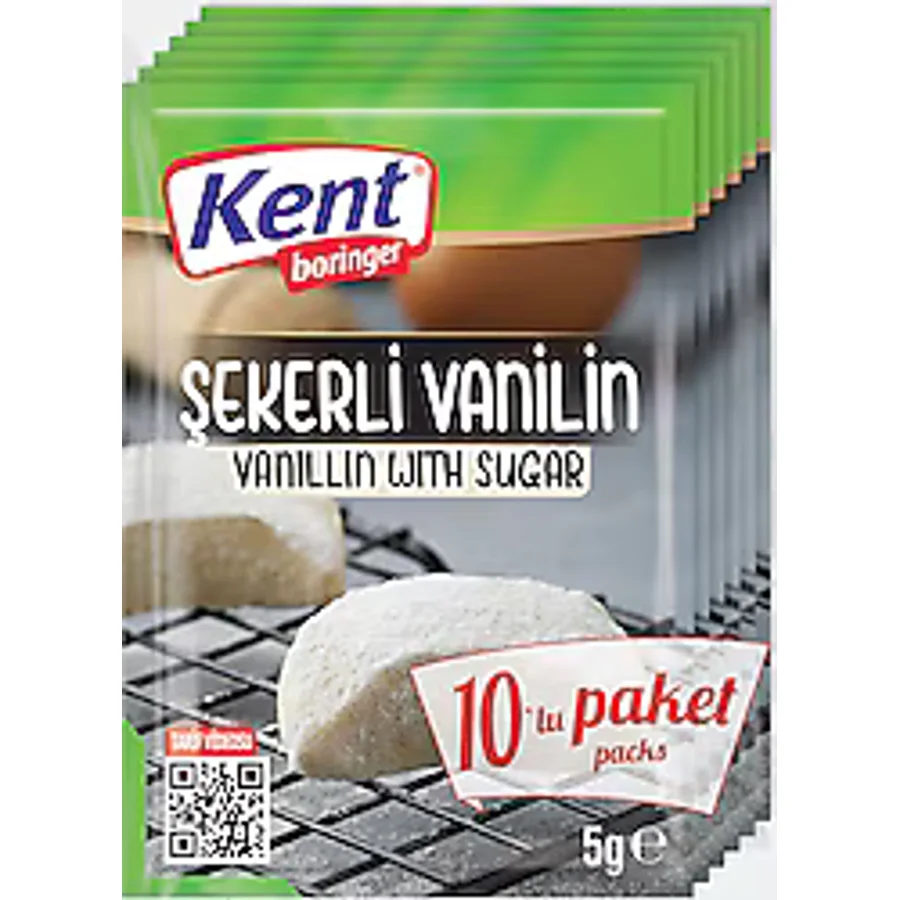 Kent Boringer Şekerli Vanilin 10x5 gr