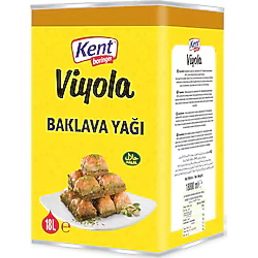 Kent Boringer Viyona Sade Baklava Yağı Teneke 18 LT