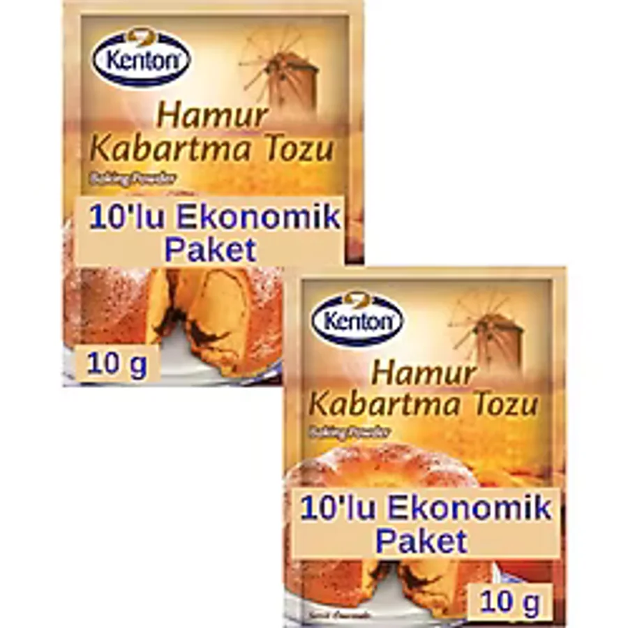 Kenton Hamur Kabartma Tozu (2 Adet 10'Lu Ekonomik Paket) 20 X 10 G