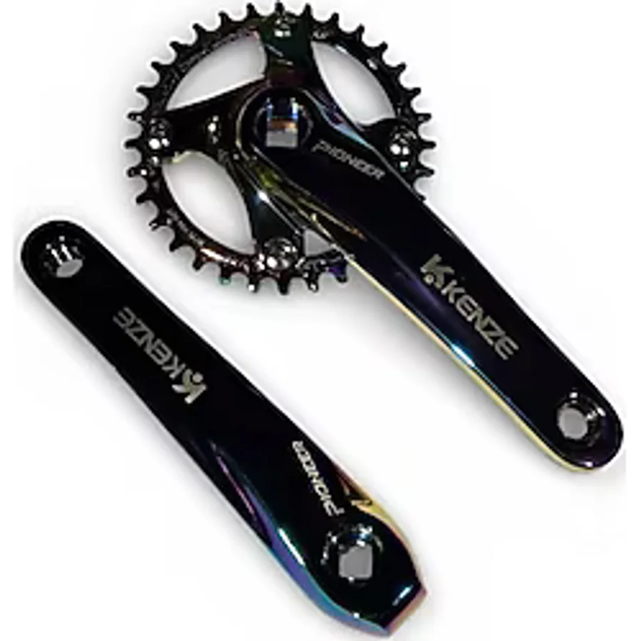 Kenze Mtb Tekli Renkli Aynakol 32T 170Mm (Mavi ,Kırmızı ,Rainbow-Oil Slick)