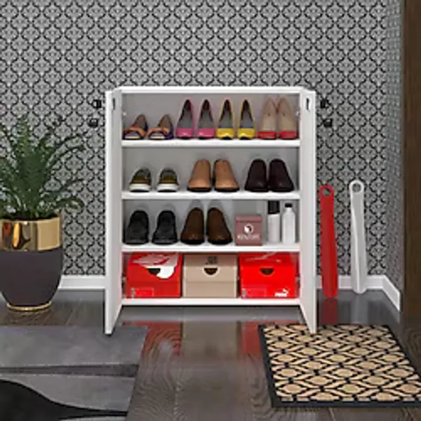 Kenzlife Ayakkabilik Ayakkabi Dolabi Kilitli Be Real Byz 080x70x32 Kapakli Arkalikli Ofis Dolabi