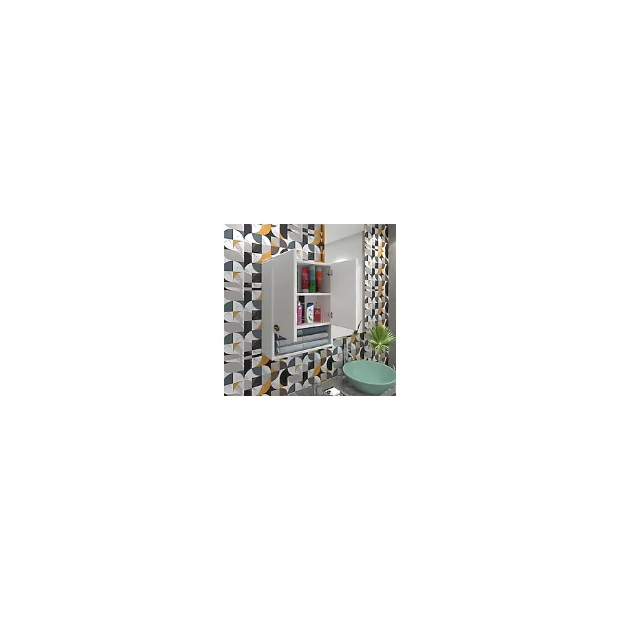 Kenzlife Banyo Ecza Dolabı Bakunin Byz 60x40x20 Mutfak ( M)Üst Arkalıklı Alt Arkalıksız