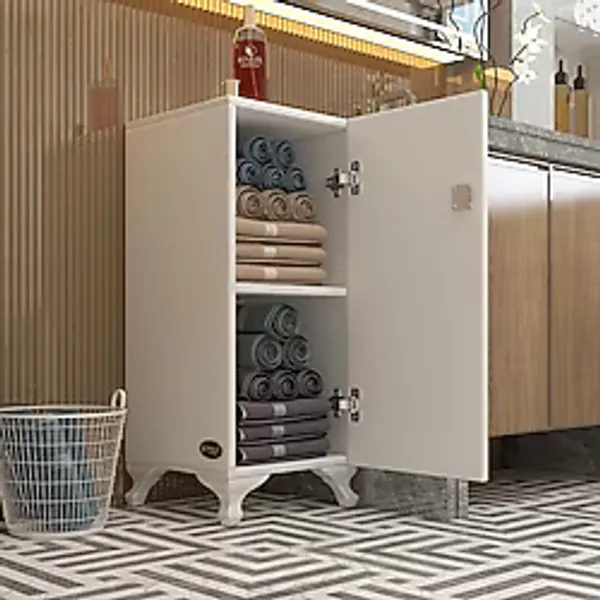 Kenzlife kilitli dolap rana39 byz 68x39x39 banyo dolabı hazır mutfak ofis kiler kitaplık evrak ayaklı