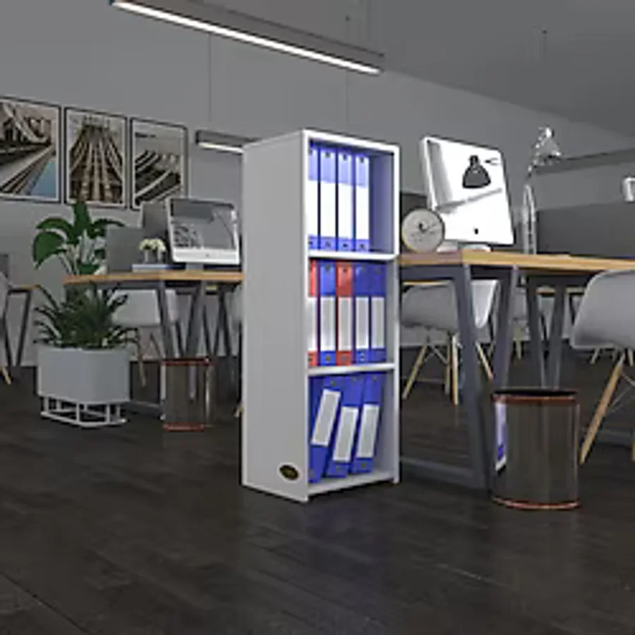 Kenzlife Klasorluk Rafli Almakay Byz 105x40x30 Kitaplik Ofis Arkaliksiz