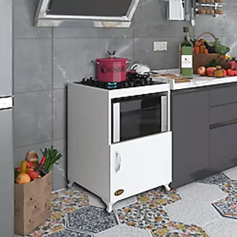 Kenzlife Ocak Dolabi Dogangun Byz 85x60x56 Hazir Mutfak Ankastre Gomme Ocak İcin Arkaliksiz