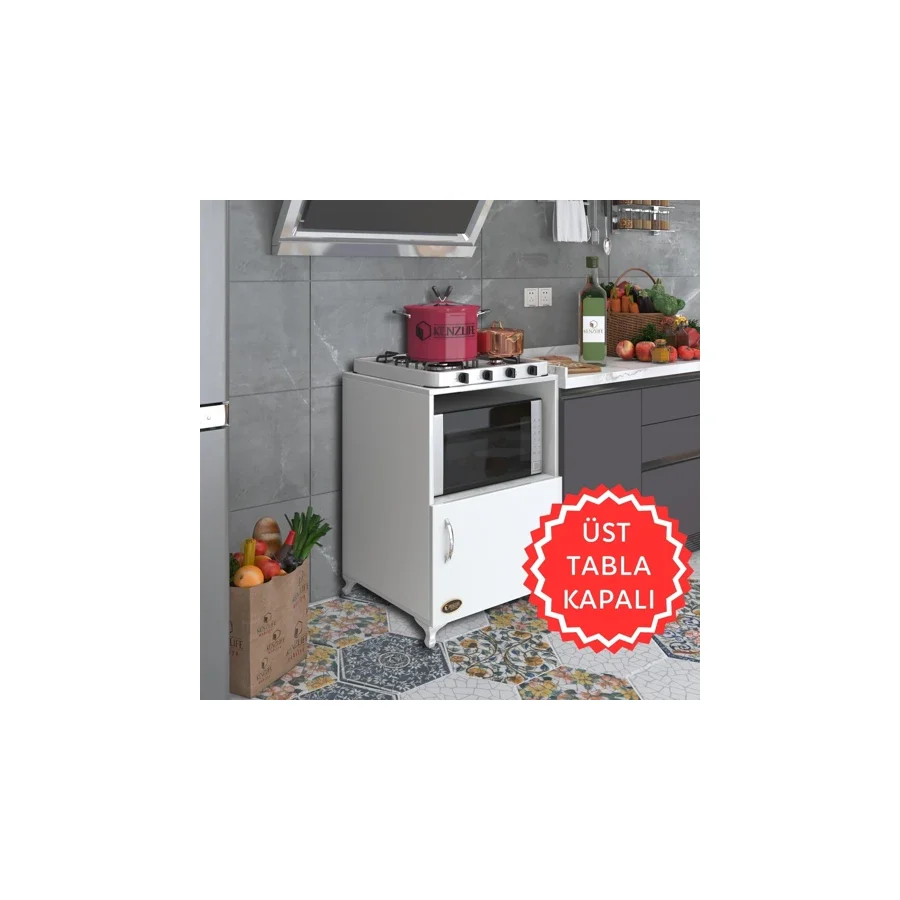 Kenzlife Ocak Dolabi Revbahar Byz 85x60x56 Hazir Mutfak Klasik Set Ustu Ocak İcin Arkaliksiz