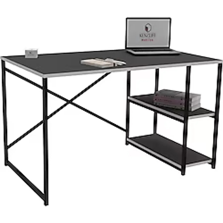 Kenzlife Ofis Masası Natsuki 075x110x60 Grisyh Bilgisayar Çalışma Büro