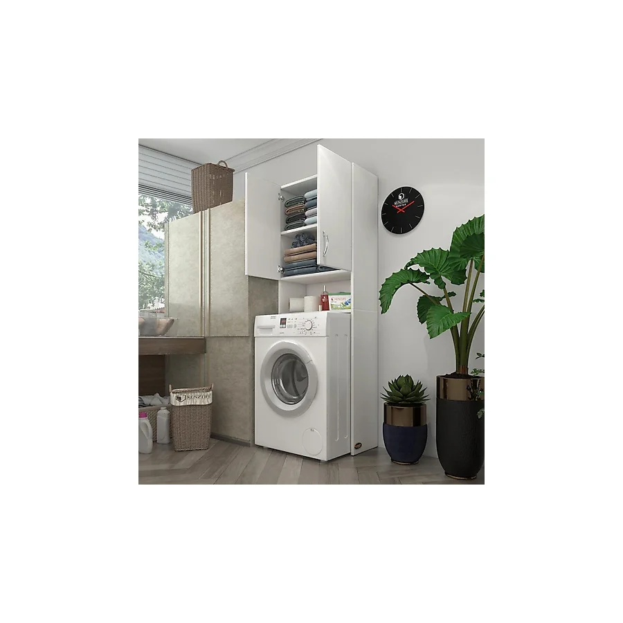 Kenzlife Sinem 180x066x30 cm Çamaşır Makinesi Dolabı