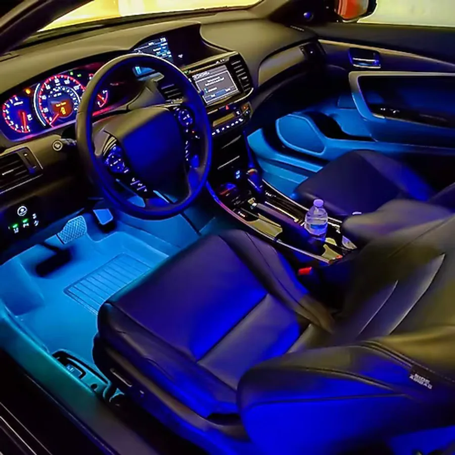 Kepmorpho Fiat Egea Sese Duyarlı Ayak Altı LED Aydınlatma Kumandalı Rgb