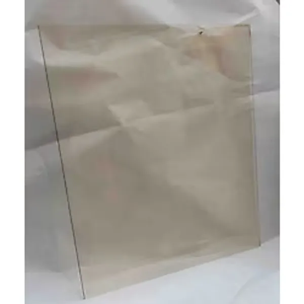 Kera Glass 25 x 25 Yüksek Isıya Dayanıklı Şömine Kuzine Soba Camı 4 mm - Seramik Cam (Bal Rengi, Şeffaf)