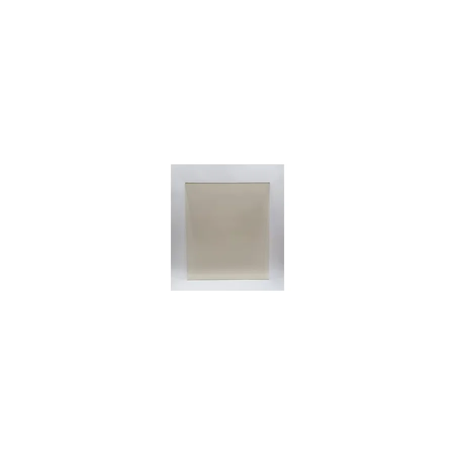 KeraGlass 35 x 35 Yüksek Isıya Dayanıklı Şömine Kuzine Soba Camı 4 mm - Seramik Cam (Bal Rengi, Şeffaf)
