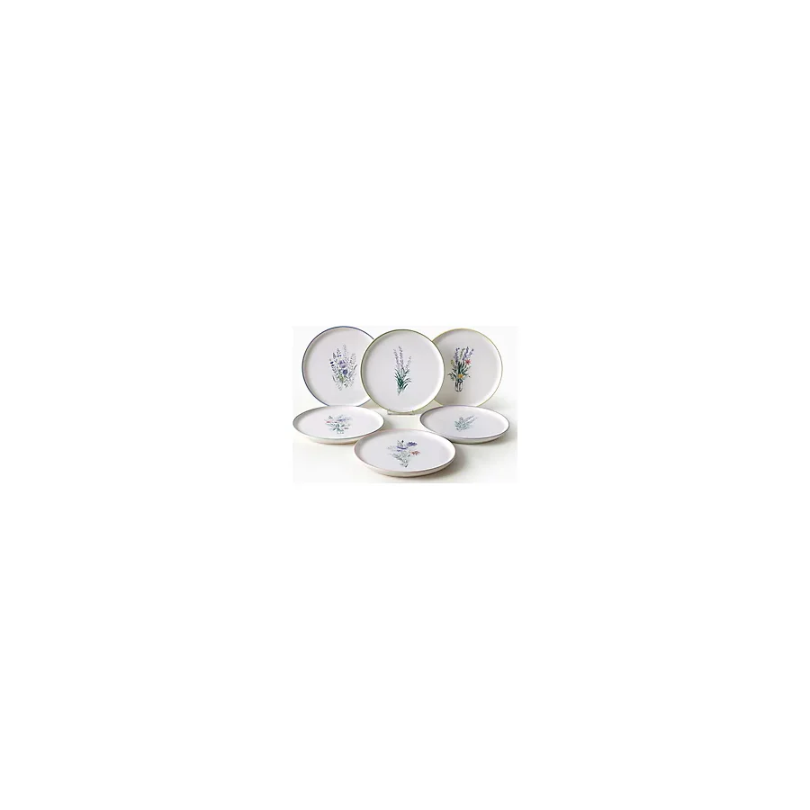 Keramika Elegant Blossoms 21788-93 22 cm 6'lı Pasta Tabağı