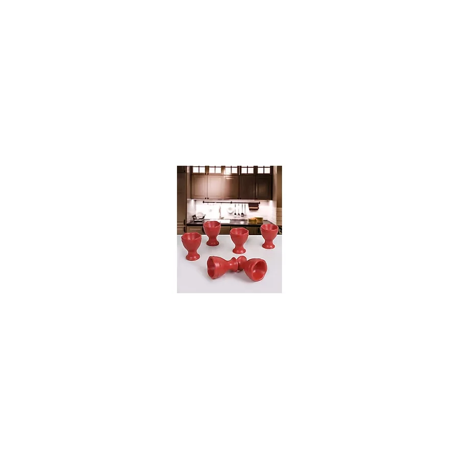 Keramika Juliet Mat 7 cm 6 Adet Yumurtalık Kırmızı