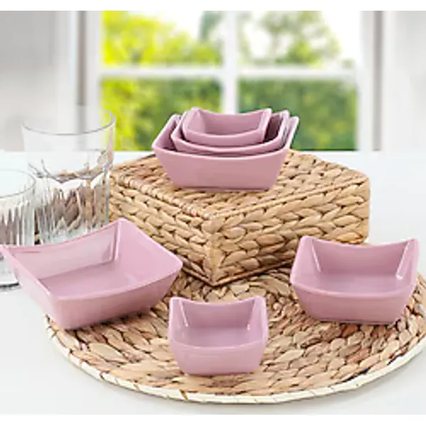 Keramika Sandal 08-10-12 cm 6'lı Çerezlik Sosluk Violet