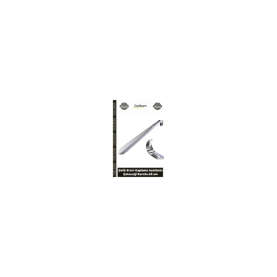 #Kerata Metal Sağlam Kaliteli Uzun Lüks Şık Yerli Çelik Krom Kaplama Ayakkabı Çekeceği Kerata 65 cm