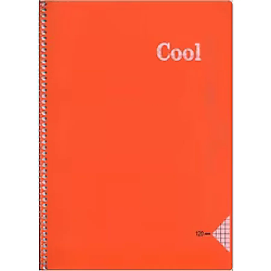 Keskin Color Cool Spiralli A4 120 Yaprak Kareli Defter